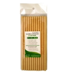 Ökologische Papierstrohhalme - 25 Stück 8x210 mm (100% biologisch abbaubar)