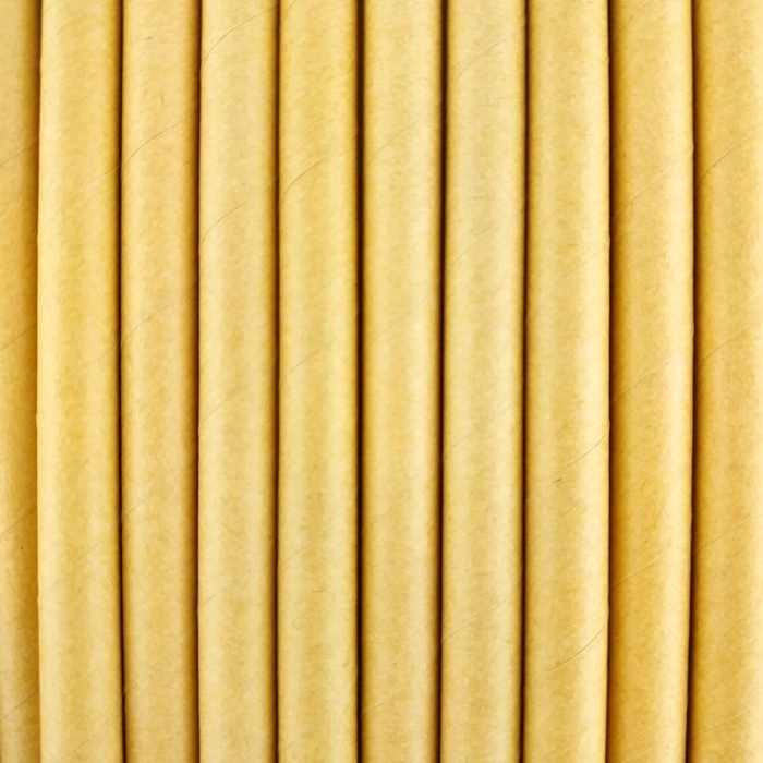 Ekologiczne słomki papierowe - 100 sztuk 8x210 mm (100% biodegradowalne)