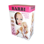 Naturalnych rozmiarów 3D Lalka Barbie (z 2 otworkami i wibratorem)