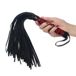 40 cm bič s ozdobnou rukojetí - černý