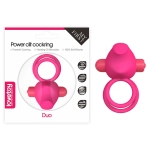 Double vibrating ring - pink Duo
