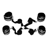 Lovetoy neoprene handcuffs and leg cuffs