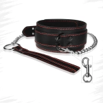 Bondage Fetish erotic collar with chain