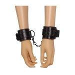 Studded leather handcuffs