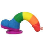 Prider rainbow dildo - 19.5 cm