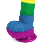 Dúhový vibrátor Prider - 22,5 cm