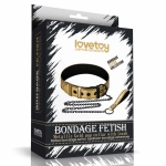 Erotic collar Bondage Fetish - gold
