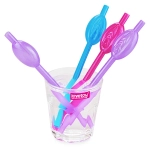 Pussy straws 9 pieces - colorful