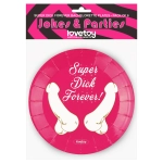 Super Dick Forever papírtányérok - 6 db