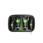 Luxe Travel Kit mit CBD-Bad Grüner Tee mit Hanföl