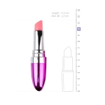 Lipstick-shaped vibrator Easy Toys- metallic violet
