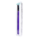 Silikonowy pejcz 26 cm - fioletowy