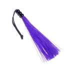 Silikonowy pejcz 26 cm - fioletowy