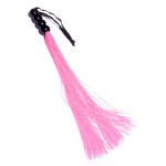 Silikonowy pejcz 37 cm - różowy