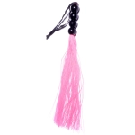 Silikonowy pejcz 37 cm - różowy