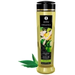 Organiczny jadalny olejek do masażu Shunga - zielona herbata