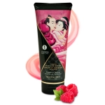 Jadalny krem do masażu Shunga 200 ml - malinowe pocałunki