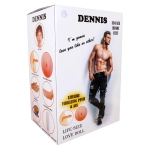 Életméretű 3D Dennis Doll (péniszrel és vibrátorral)