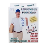 Nafukovací panna Pošťák (s 20 cm penisem)