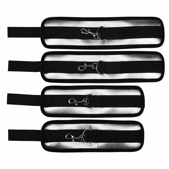 Lovetoy neoprene handcuffs and leg cuffs