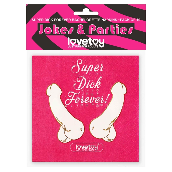 Serwetki Super Dick Forever - 10 sztuk