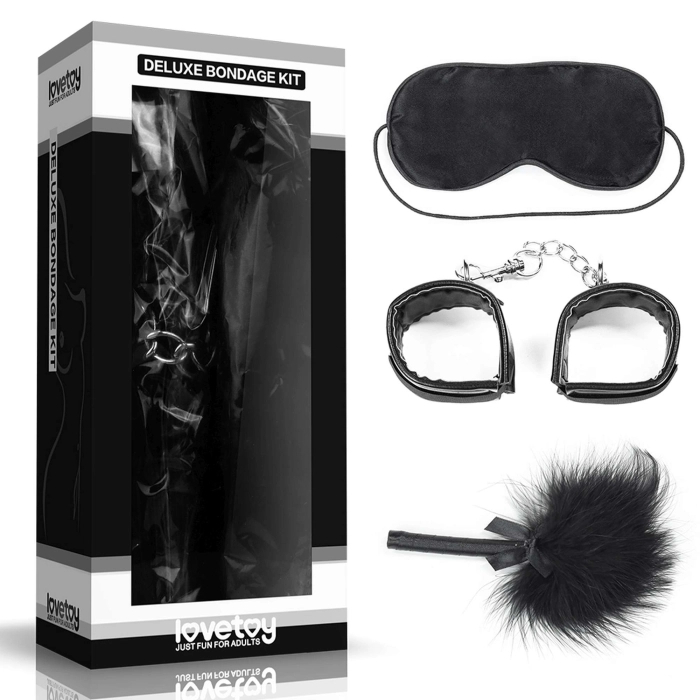 Zestaw Deluxe Bondage - 3 elementy