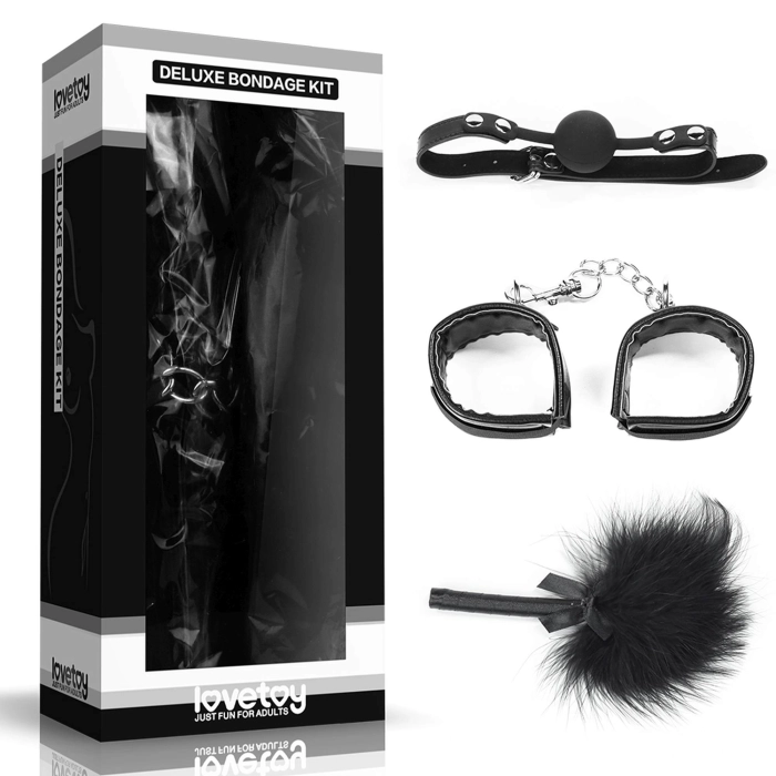 Zestaw Deluxe Bondage - 3 elementy
