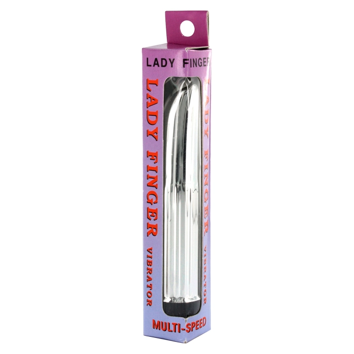 Lady Finger Mini-Vibrator - silber