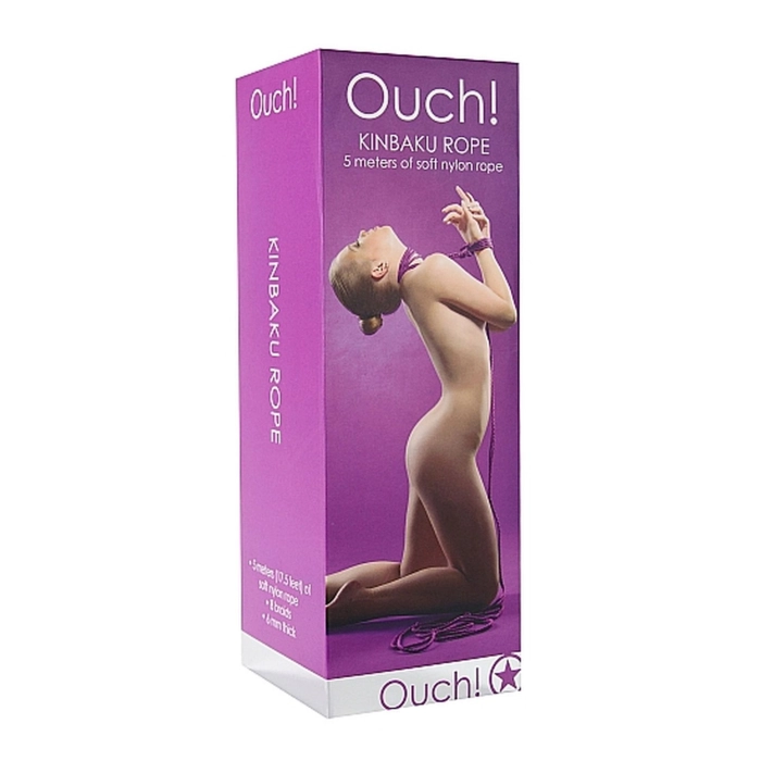 Erotikus kötél Kinbaku 5 m - lila
