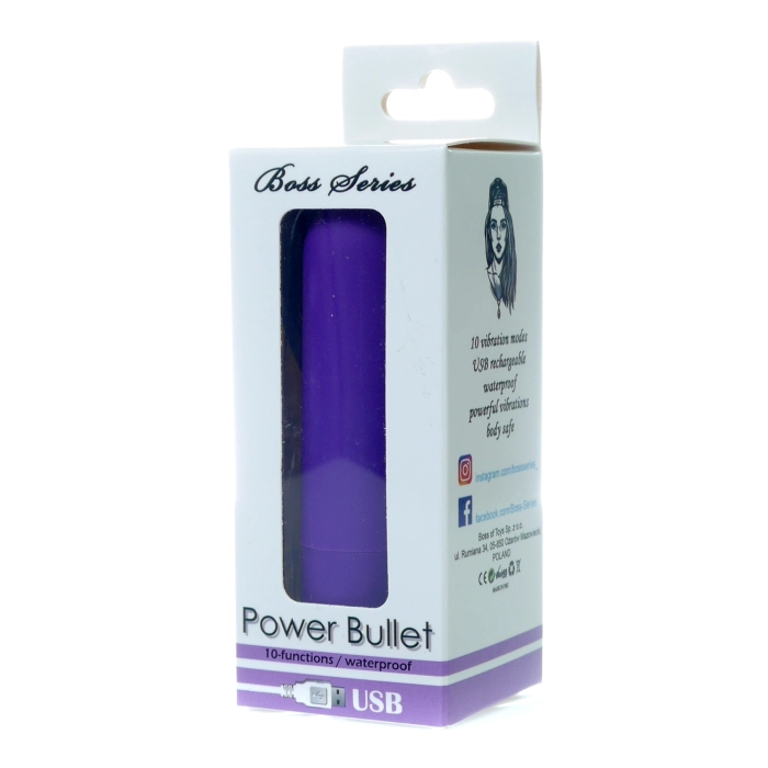 Wibrator Power Bullet - matowy fiolet