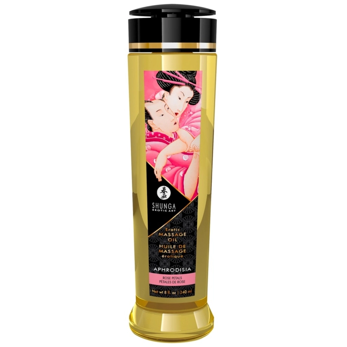 Shunga Exklusives Massageöl - Rose