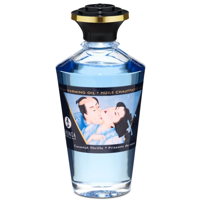 Warming Shunga massage oil - coconut