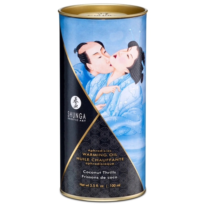 Warming Shunga massage oil - coconut