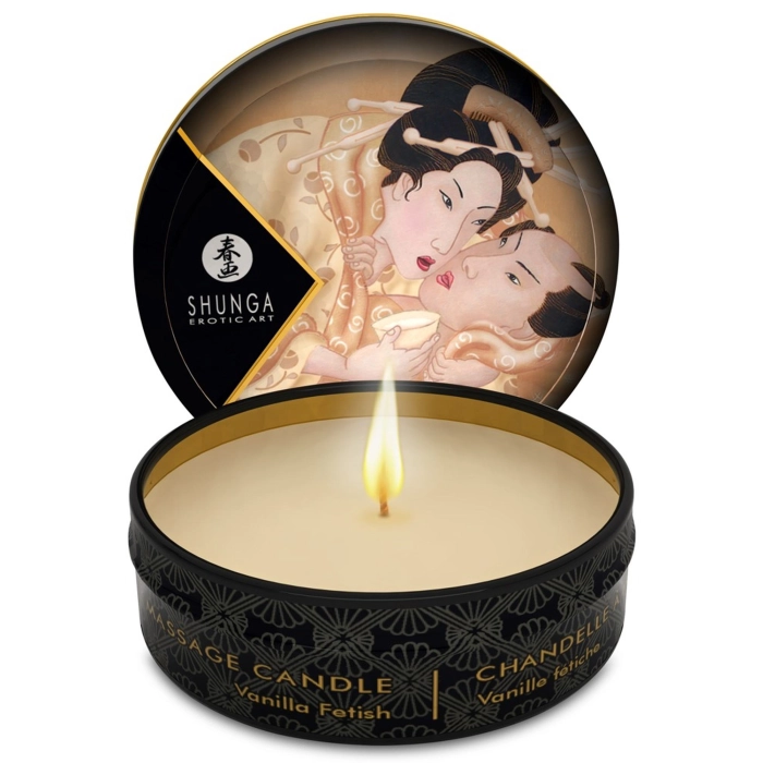 Small Shunga massage candle - vanilla