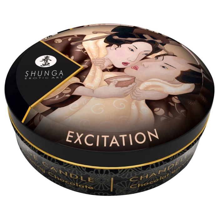 Small Shunga massage candle - chocolate