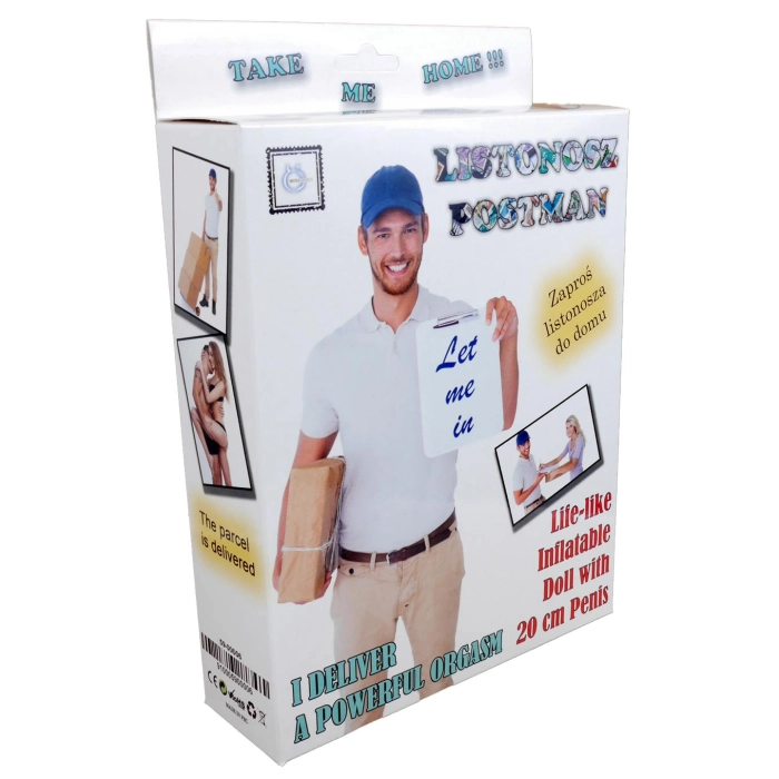 Nafukovací panna Pošťák (s 20 cm penisem)