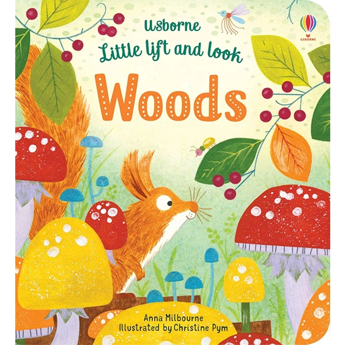 Usborne kniha - Little Lift and Look - Woods