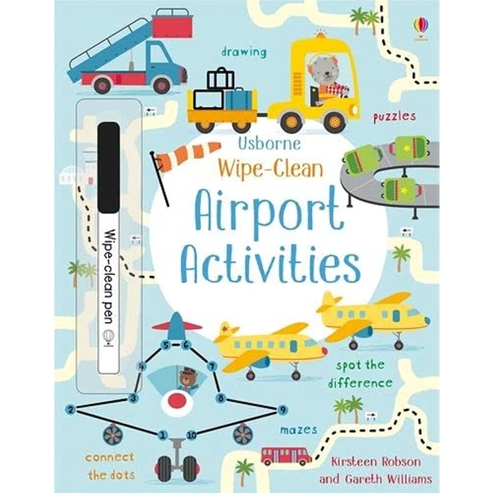 Książka Usborne - Wipe-Clean Airport Activities