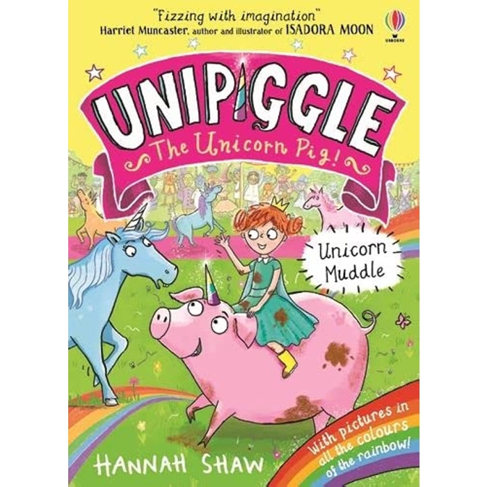 Usborne kniha - Unipiggle - The Unicorn Pig