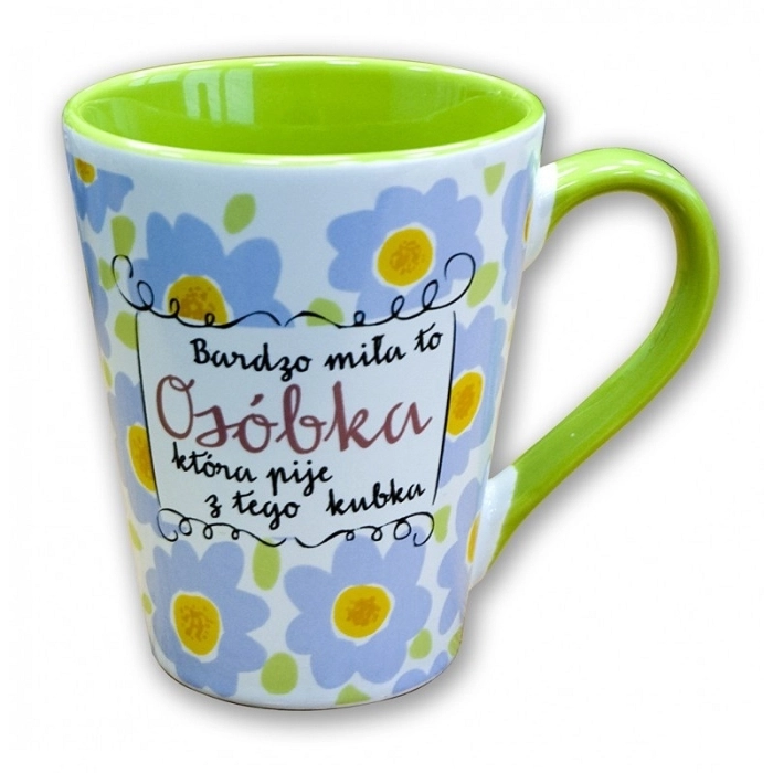 Mug - Bardzo miła to osóbka, która pije z tego kubka PL