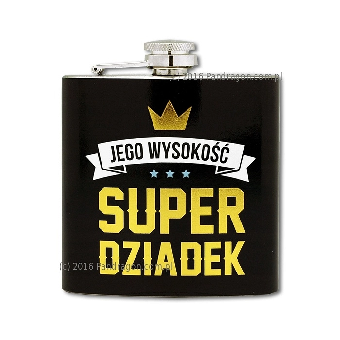 Piersiówka Royal - Jego Wysokość Super Dziadek