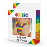 Tęczowe stringi 100% bawełna