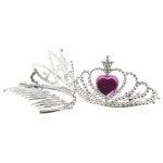 Mini tiara księżniczki - grzebyk