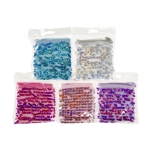 Neck bag with sequins