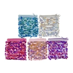 Neck bag with sequins