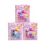 Unicorn figurine with accessories