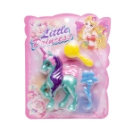 Unicorn figurine with accessories