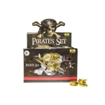 Skarb pirata - zestaw 20 złotych monet