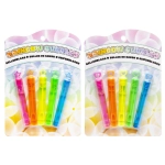 Rainbow soap bubbles stars or hearts
