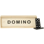 Domino w drewnianym pudełku